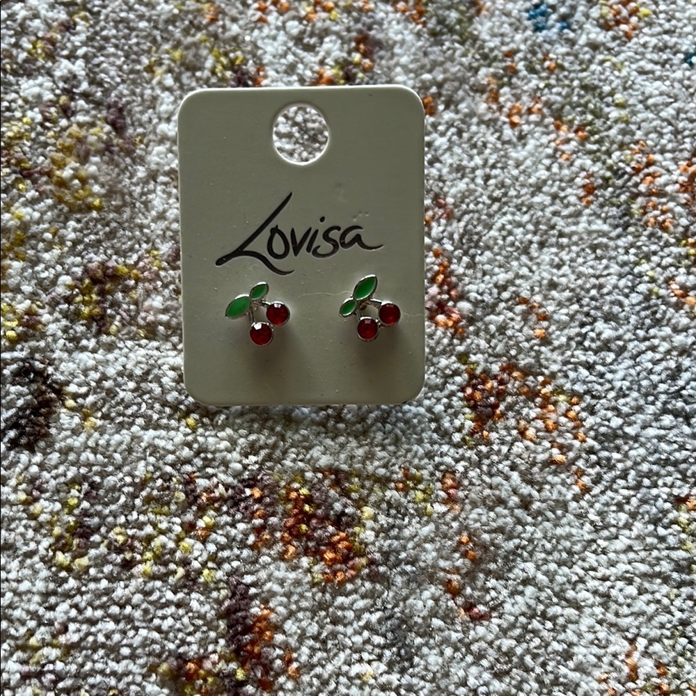 Red Cherry Earrings